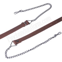 Brown Sporran Chain Belt and Leather Strap