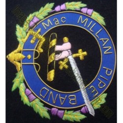 Mac Millan Hand Embroidery Cap Badge