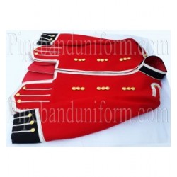 Red Pipe Band Doublet Kilt Jacket