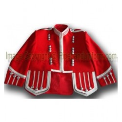 Red Pipe Band Doublet Drummer Jacket