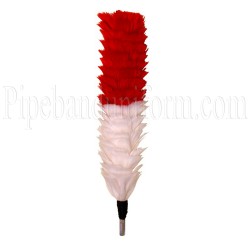 British Army - Red Feather Plume / Hackle - Gordon Highlanders Royal Regiment of Scotland 7 Scots