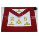 Embroidered Master Mason Red Masonic Apron