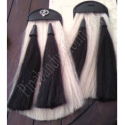 Pipers Drummers Horse Hair Leather Sporran