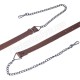 Brown Sporran Chain Belt and Leather Strap