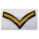 Single Stripe Lance Corporal Hand Embroidered Chevron Badge