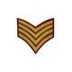 Major Stripes Hand Embroidered Chevron Badge
