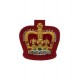 Hand Embroidered King Crown Badge