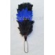 Black - Blue - Black Feather Hackle / Plums