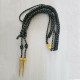 Navy Blue and Gold Wire Cord Army Aiguillette