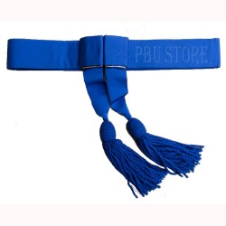 Ceremonial Blue Waist Belt Sash