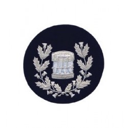 Pipe Band Drum Major Embroidery Badge