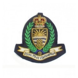 Antigua Police Embroidery Cap Badge