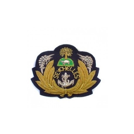 Seychelles Port Captain Embroidery Cap Badge