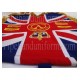 Custom Made Hand Embroidered Blue Pipe Band Banner
