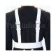 White Leather Belt Bass Drummers Harness