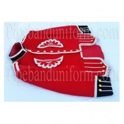 Red Pipe Band Doublet Uniform Jacket