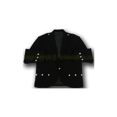 Black Argyll Kilt Jacket