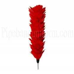 Black Watch - Red Feather Plume / Hackle -  British Army