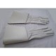 Drum Major Gauntlets - White Leather Gloves