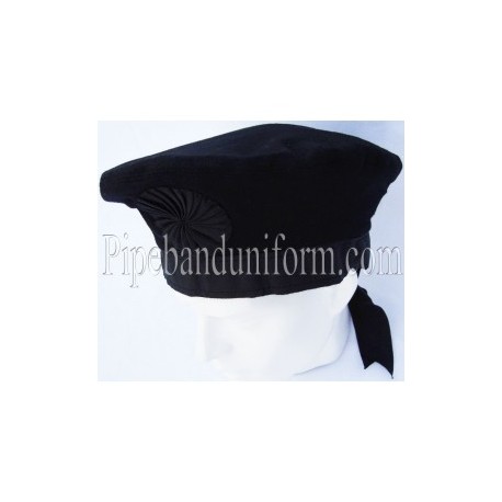 Black Irish Caubeen Hat