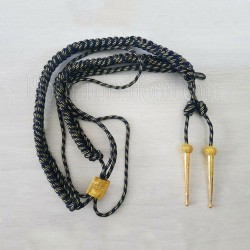 Navy Blue and Gold Wire...