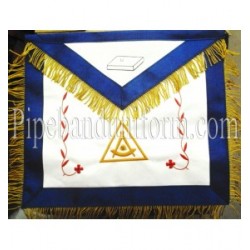 Embroidered PTP Grand Master, PTPGM Blue Masonic Apron