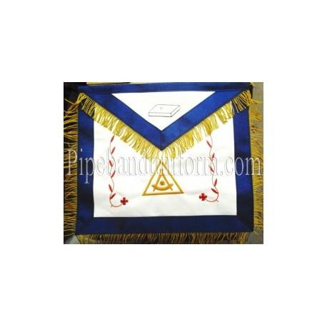 Embroidered PTP Grand Master, PTPGM Blue Masonic Apron