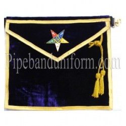 Embroidered OES Worthy Patron Matron Blue Masonic Apron