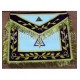 Embroidered RSM Past Thrice Illustrious Master Purple Masonic Apron