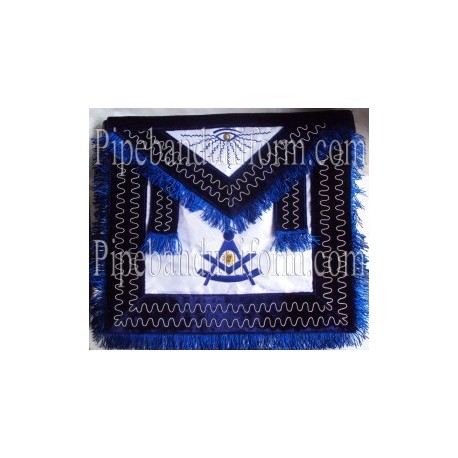 Embroidered Past Master Blue Masonic Apron