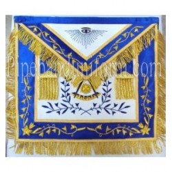 Embroidered Past Master Blue Masonic Apron