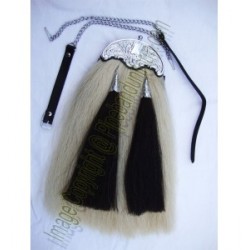 Pipers Drummers Military/Regimental Horse Hair Leather Sporran