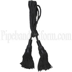 Black Pipe Band Highland Bagpipe Drone Silk Cord